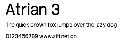 Atrian 3.ttf字體轉換器圖片