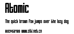 Atomic.ttf字體轉換器圖片