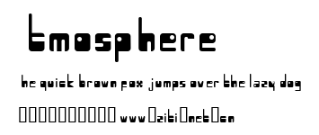 Atmosphere.ttf字體轉換器圖片