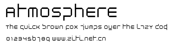 Atmosphere.ttf字體轉換器圖片