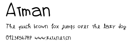 Atman.ttf字體轉換器圖片