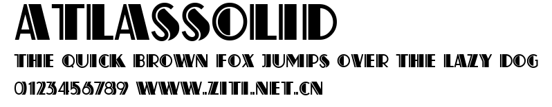 AtlasSolid.ttf字體轉換器圖片