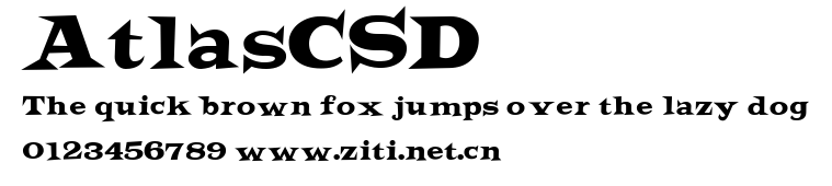AtlasCSD.ttf字體轉換器圖片