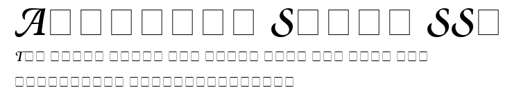 Atlantix Swash SSi.ttf字體轉換器圖片
