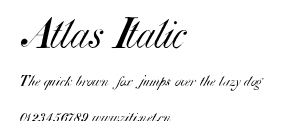 Atlas Italic.ttf字體轉換器圖片