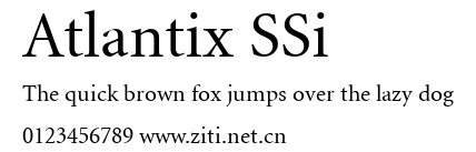 Atlantix SSi.ttf字體轉換器圖片