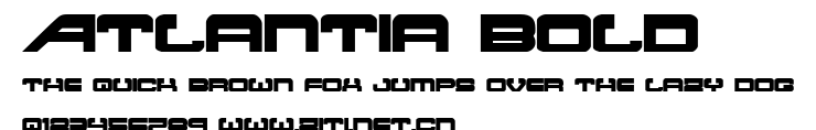 Atlantia Bold.ttf字體轉換器圖片