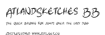 AtlandSketches BB.ttf字體轉換器圖片
