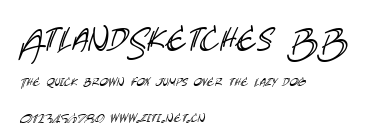 AtlandSketches BB.ttf字體轉換器圖片