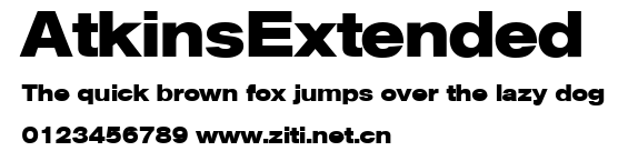 AtkinsExtended.ttf字體轉換器圖片