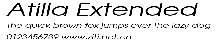 Atilla Extended.ttf字體轉換器圖片