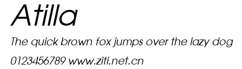 Atilla.ttf字體轉換器圖片