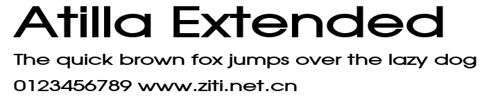 Atilla Extended.ttf字體轉換器圖片