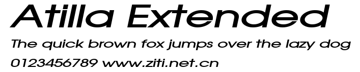 Atilla Extended.ttf字體轉換器圖片