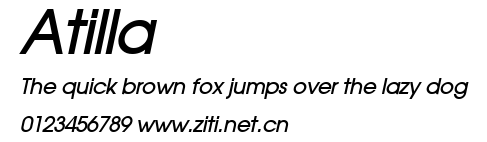 Atilla.ttf字體轉換器圖片