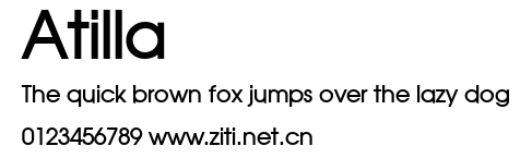 Atilla.ttf字體轉換器圖片