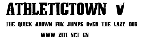 AthleticTown v0.1.ttf字體轉換器圖片