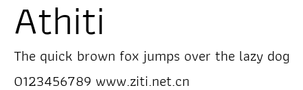 Athiti.ttf字體轉換器圖片