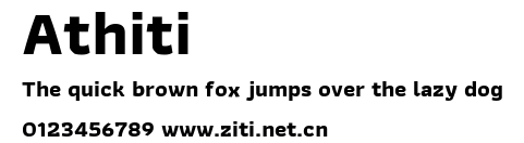 Athiti.ttf字體轉換器圖片