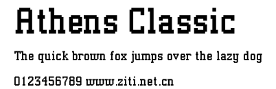 Athens Classic.ttf字體轉換器圖片