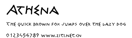 Athena.ttf字體轉換器圖片