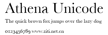 Athena Unicode.ttf字體轉換器圖片
