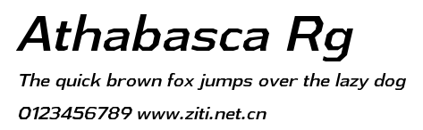 Athabasca Rg.ttf字體轉換器圖片