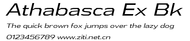 Athabasca Ex Bk.ttf字體轉換器圖片
