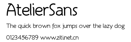 AtelierSans.ttf字體轉換器圖片