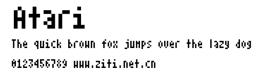 Atari.ttf字體轉換器圖片