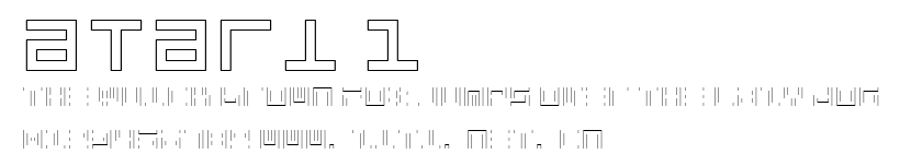 Atari 1.ttf字體轉換器圖片