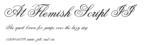 At Flemish Script II.ttf字體轉換器圖片
