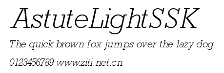 AstuteLightSSK.ttf字體轉換器圖片