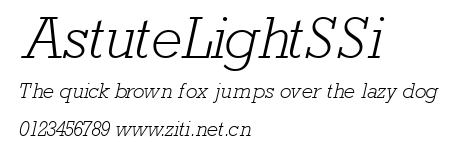 AstuteLightSSi.ttf字體轉換器圖片