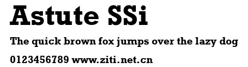 Astute SSi.ttf字體轉換器圖片