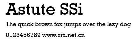 Astute SSi.ttf字體轉換器圖片