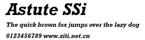 Astute SSi.ttf字體轉換器圖片