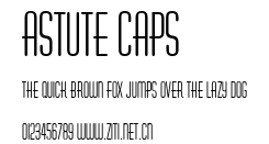 Astute Caps.ttf字體轉換器圖片