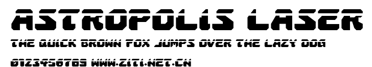 Astropolis Laser.ttf字體轉換器圖片
