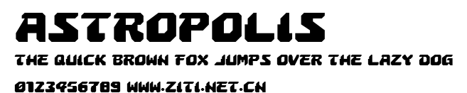 Astropolis.ttf字體轉換器圖片
