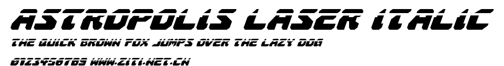 Astropolis Laser Italic.ttf字體轉換器圖片