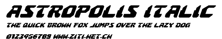 Astropolis Italic.ttf字體轉換器圖片