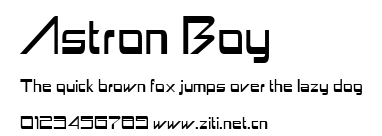 Astron Boy.ttf字體轉換器圖片