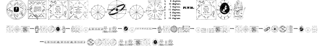 Astrology tfb.ttf字體轉換器圖片