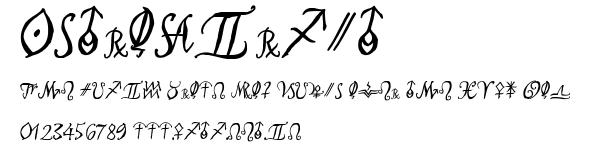 AstroScript.ttf字體轉換器圖片