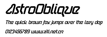 AstroOblique.ttf字體轉換器圖片