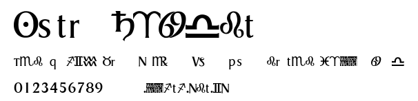 AstroGadget.ttf字體轉換器圖片