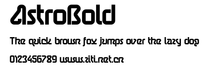 AstroBold.ttf字體轉換器圖片
