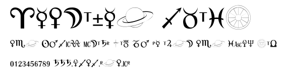 Astro-SemiBold.ttf字體轉換器圖片