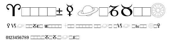 Astro-SemiBold.ttf字體轉換器圖片